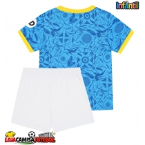 Camisa de Futebol Wolves Equipamento Alternativo Infantil 2025-26 Manga Curta (+ Calças curtas)